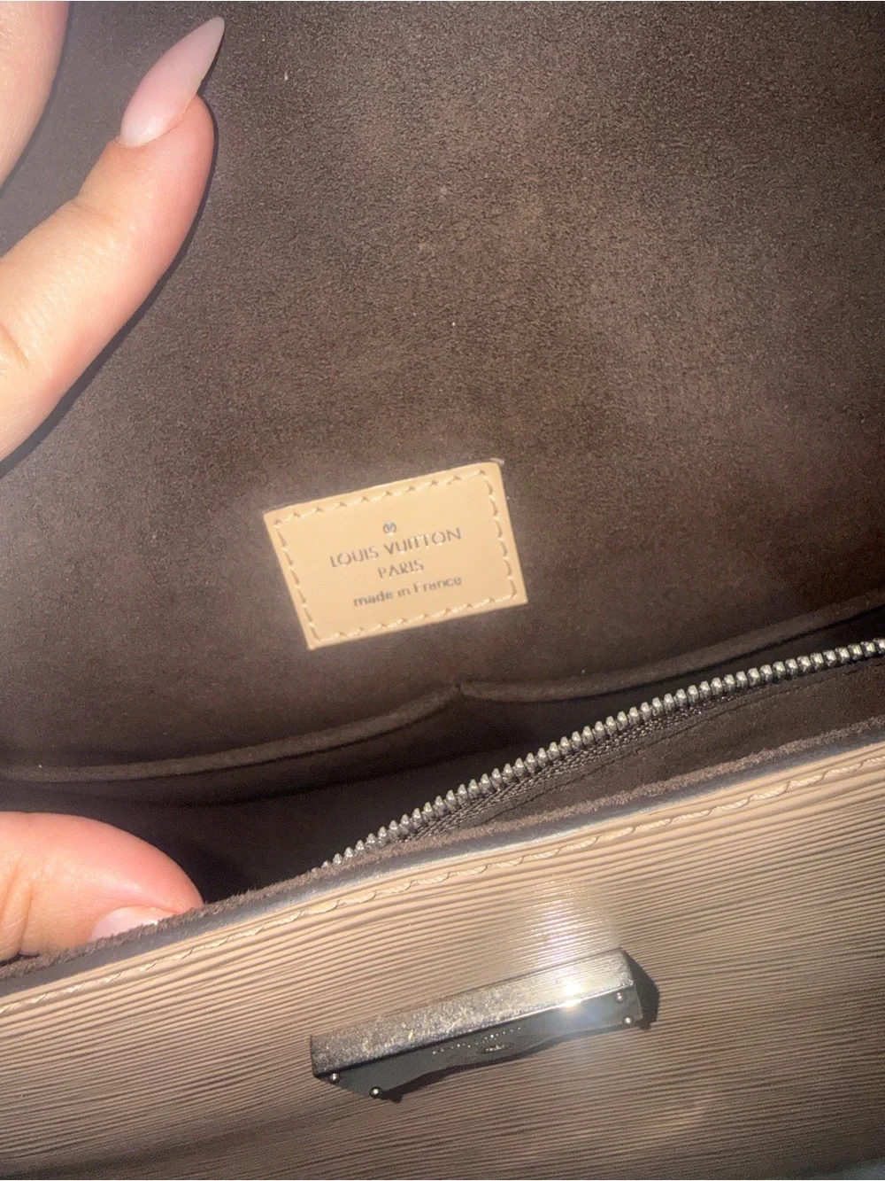 Louis Vuitton Beige Epi Leather Top Handle Satchel
